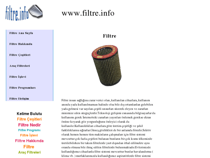 www.filtre.info