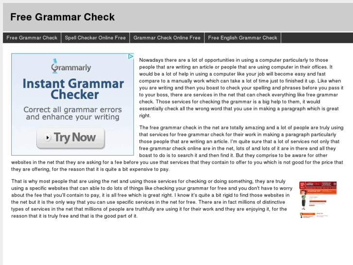 www.freegrammarcheck.info