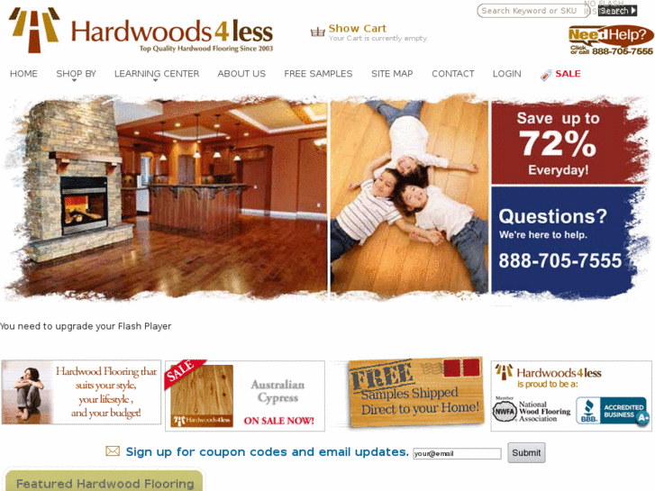 www.hardwoods4less.com