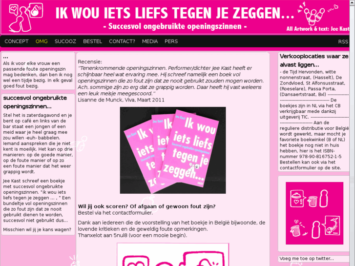 www.ikwouietsliefstegenjezeggen.be