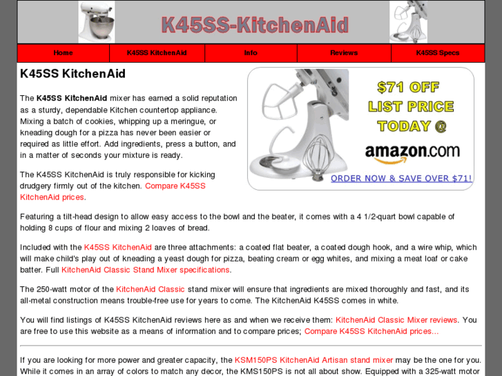 www.k45ss-kitchenaid.com