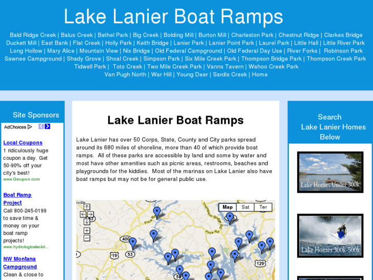 www.lakelanierboatramps.com