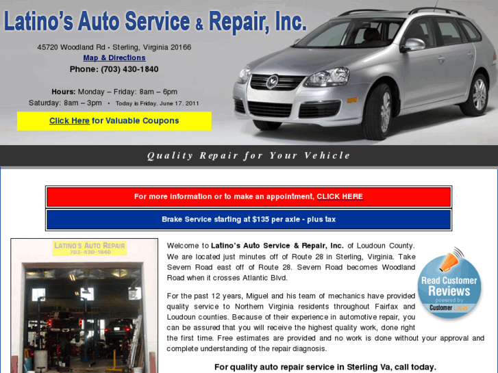 www.latinosautoserviceandrepair.com