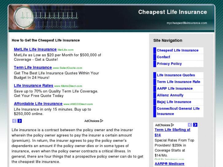 www.mycheapestlifeinsurance.com