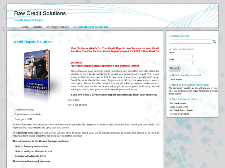 www.rawcreditsolutions.com