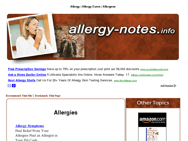 www.allergy-notes.info