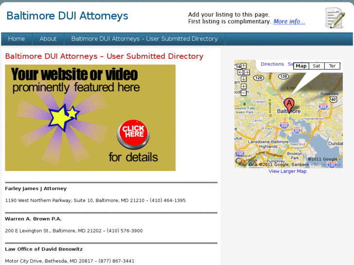 www.baltimoreduiattorneys.org