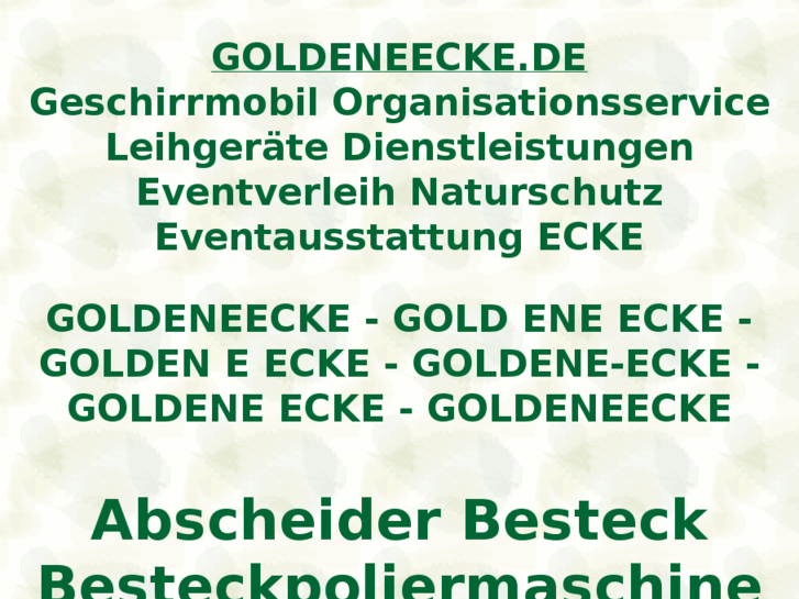 www.goldeneecke.de