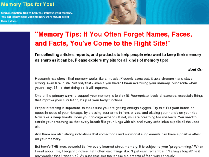 www.memory-tips.com