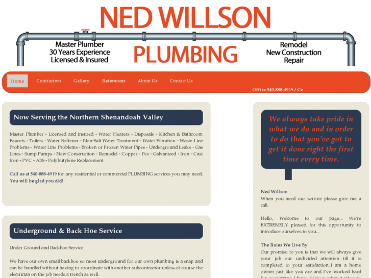 www.nedwillsonplumbing.com