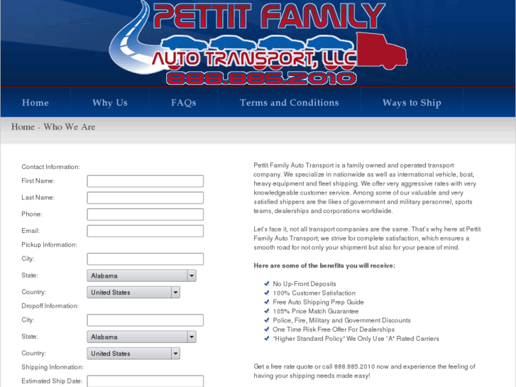 www.pettitfamilyautotransport.com