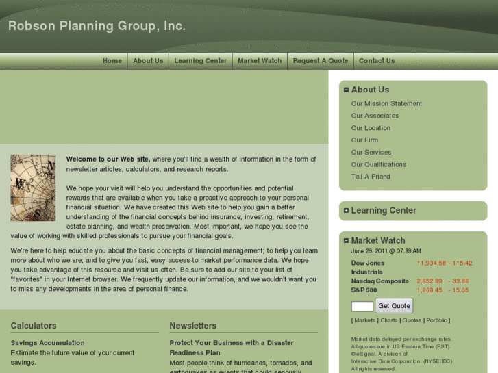 www.robsonplanning.com