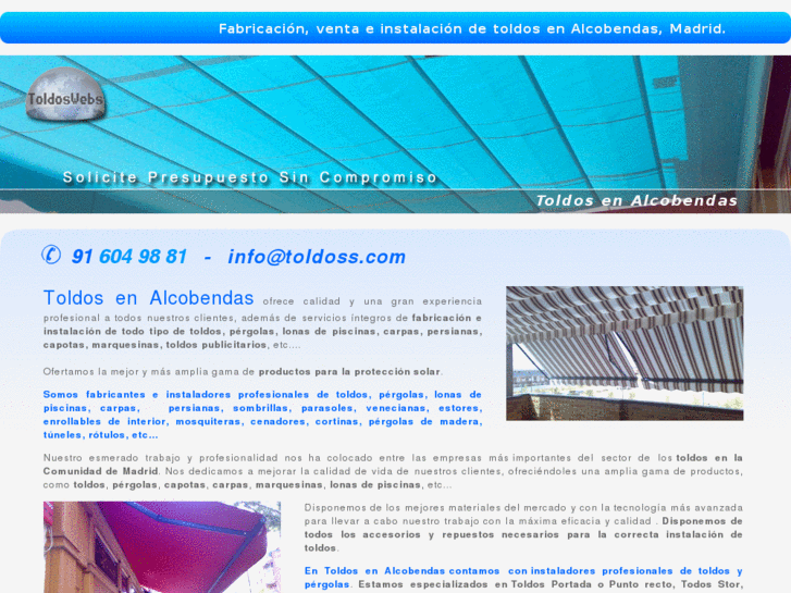 www.toldosenalcobendas.net