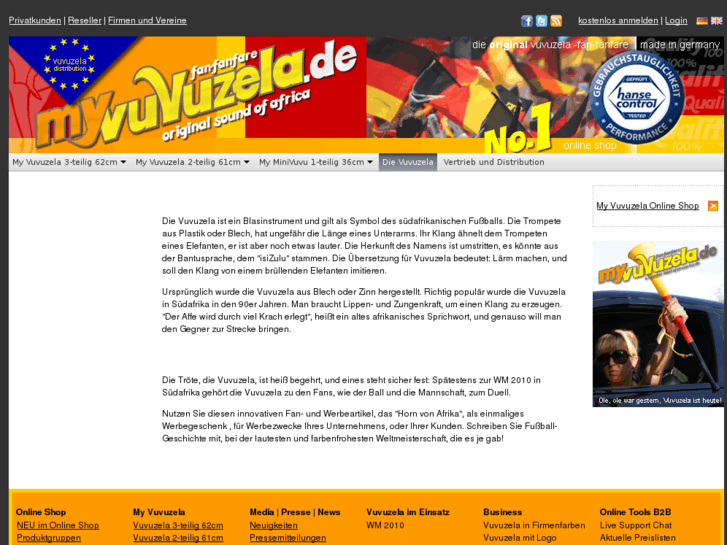 www.vuvuzela.info