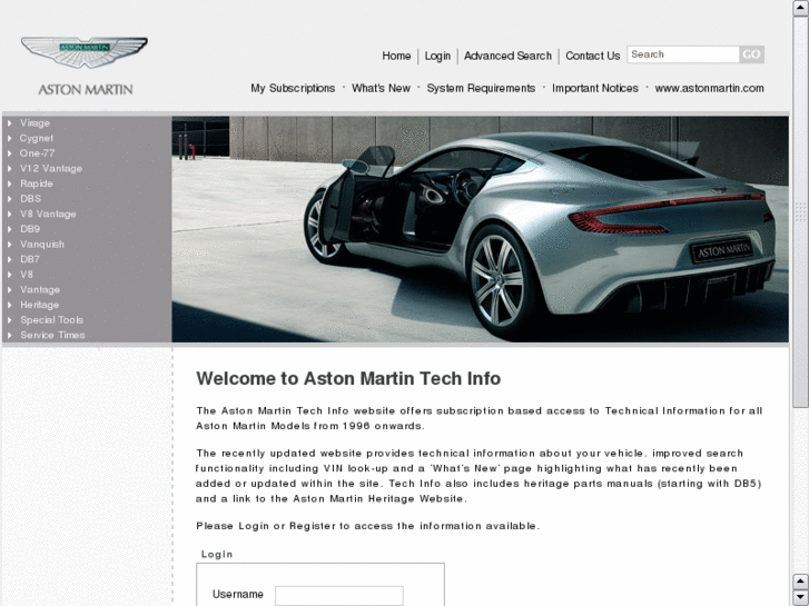 www.astonmartintechinfo.com