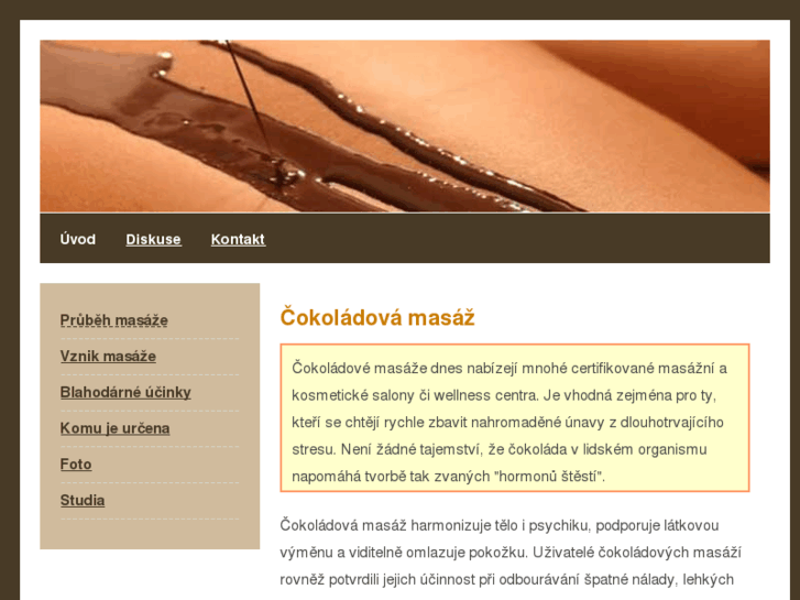 www.cokoladove-masaze.cz