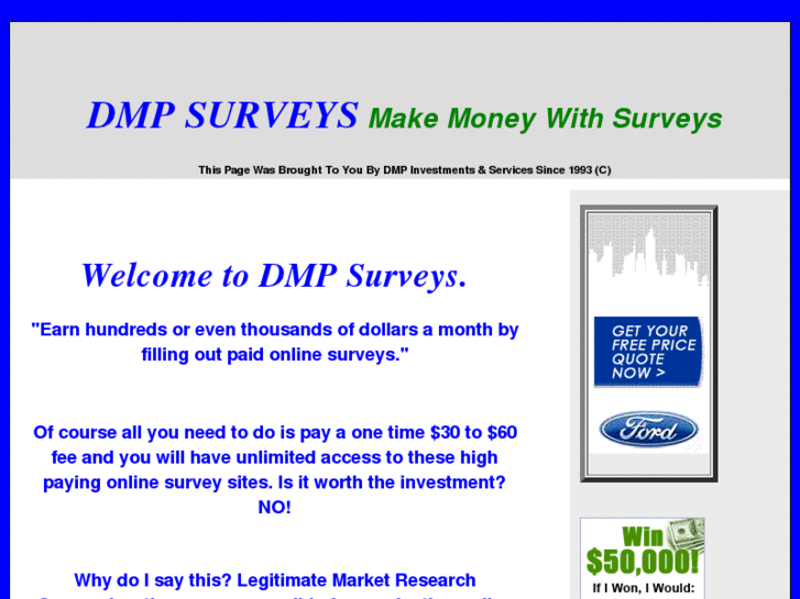 www.dmpsurveys.com