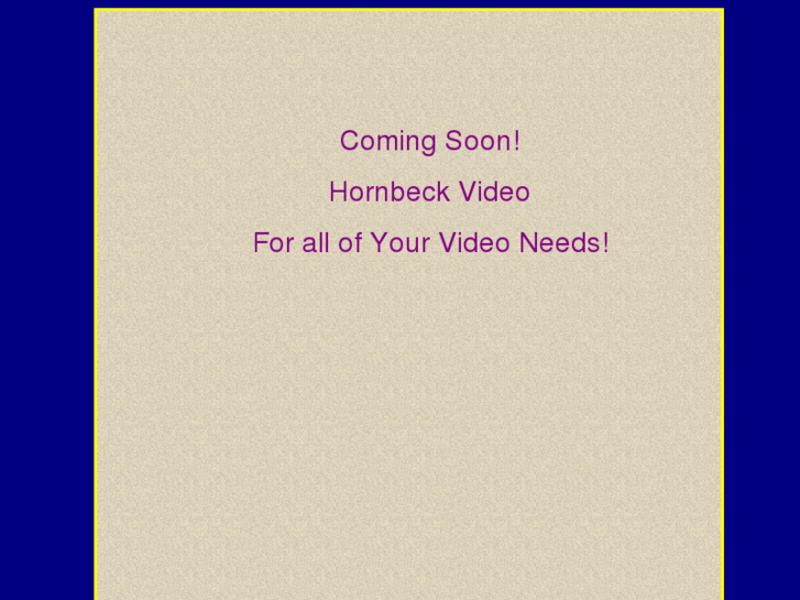 www.hornbeckvideo.com