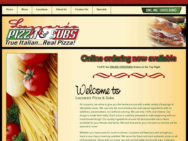 www.lazzarapizza.com