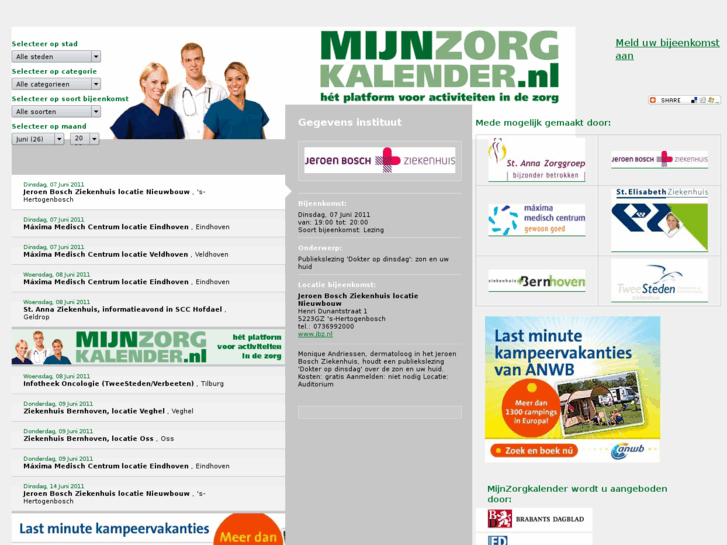 www.mijnzorgkalender.nl