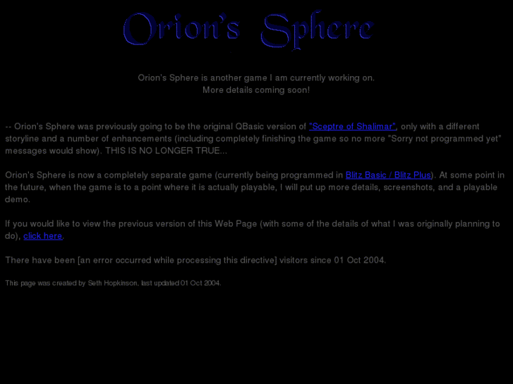 www.orionssphere.org