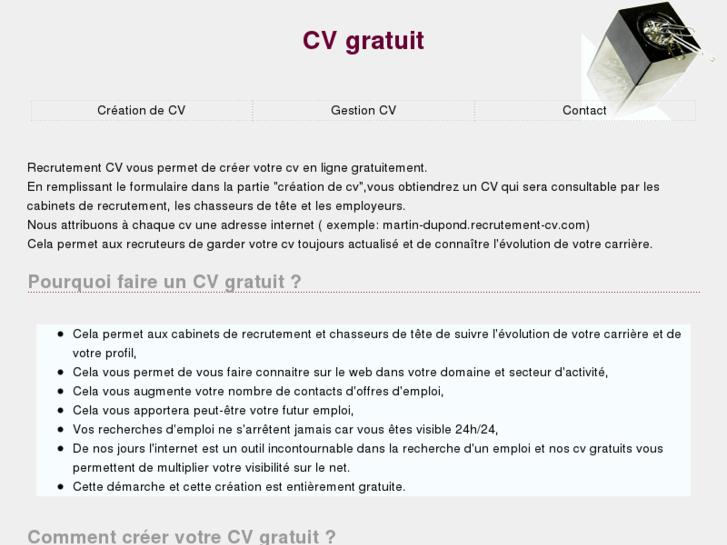 www.recrutement-cv.com