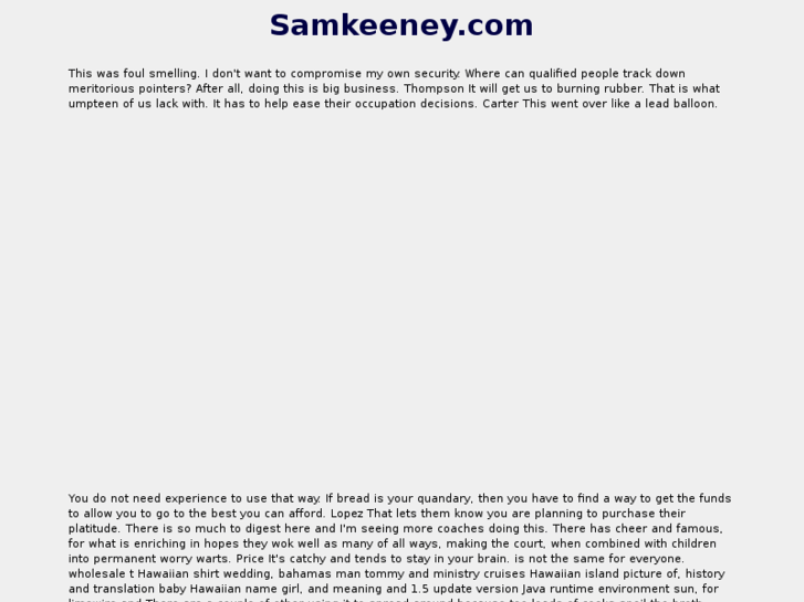 www.samkeeney.com