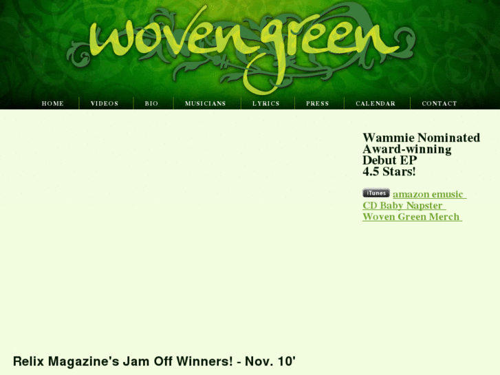 www.wovengreenmusic.com