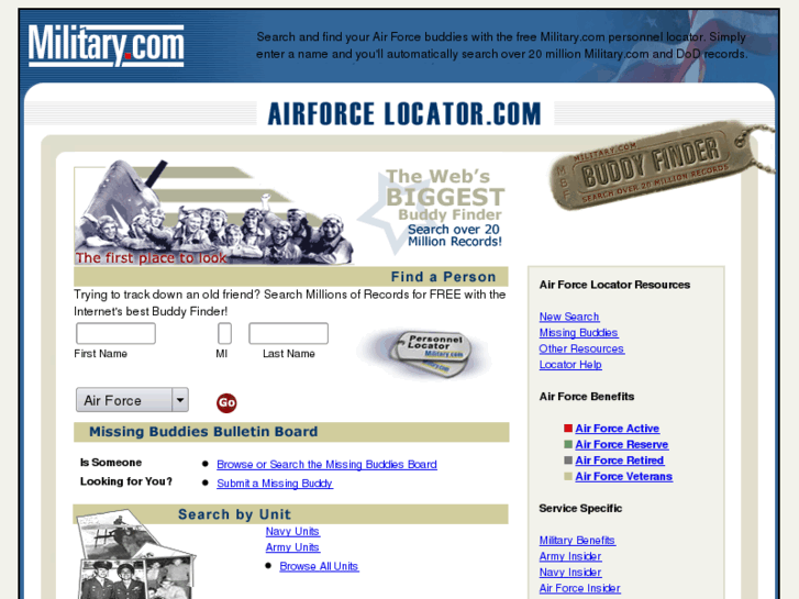 www.airforcelocator.com