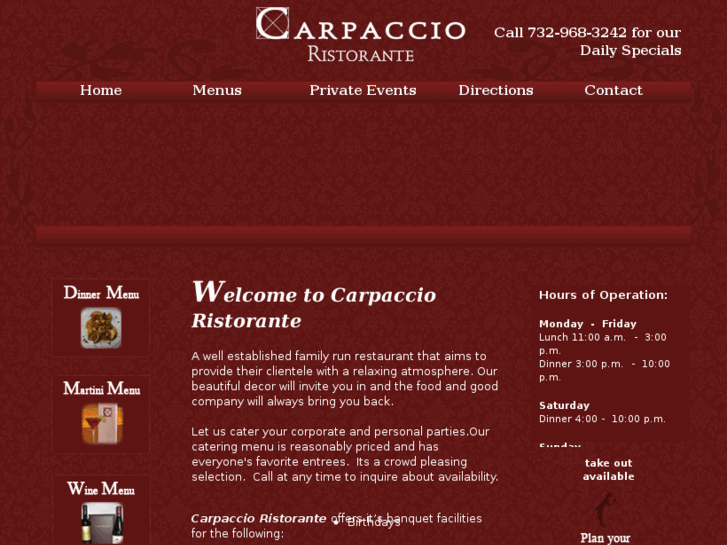 www.carpaccioristorante.com