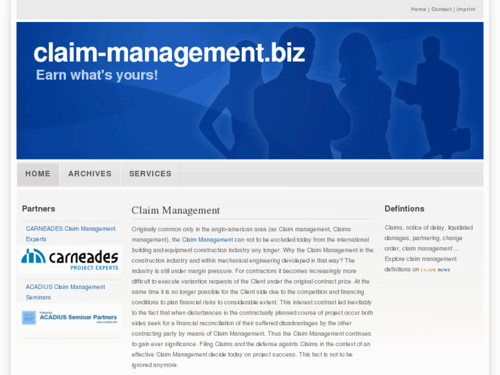 www.claim-management.biz