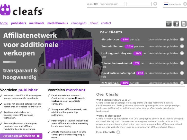 www.cleafs.nl