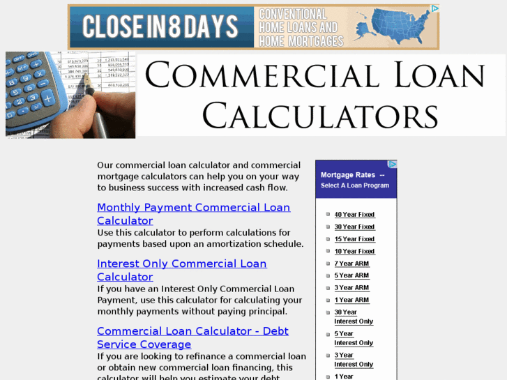 www.commercialloancalculators.com