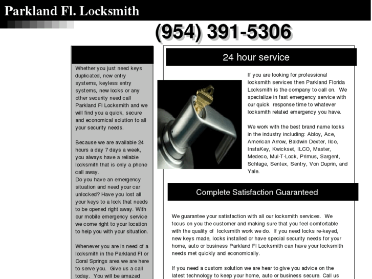 www.locksmithparklandfl.com