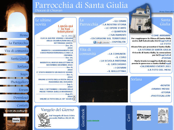 www.parrocchiasantagiulia.it