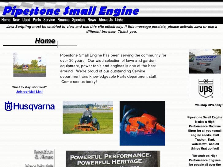 www.pipestonesmallengine.com