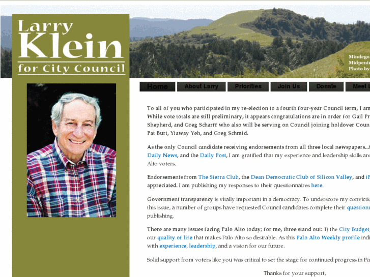 www.reelectlarryklein.com