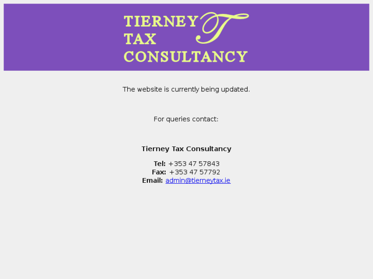 www.tierneytax.ie