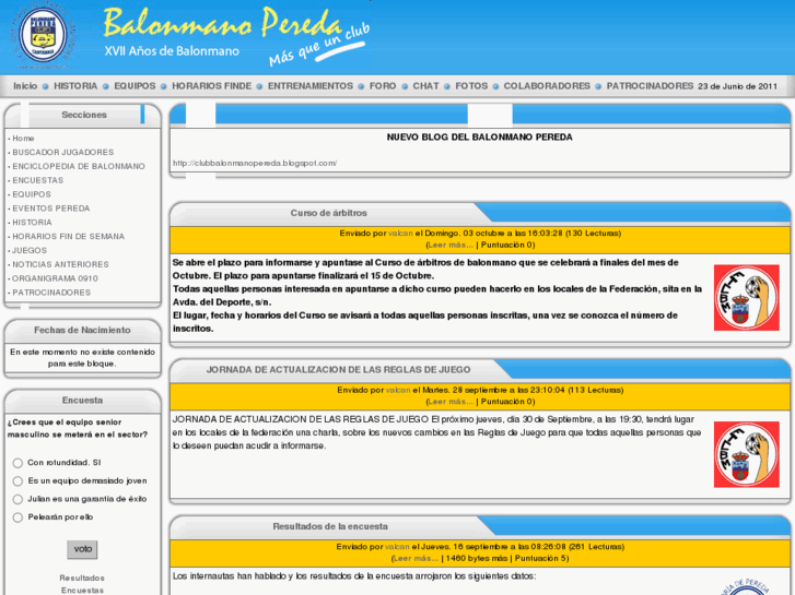 www.balonmanopereda.com