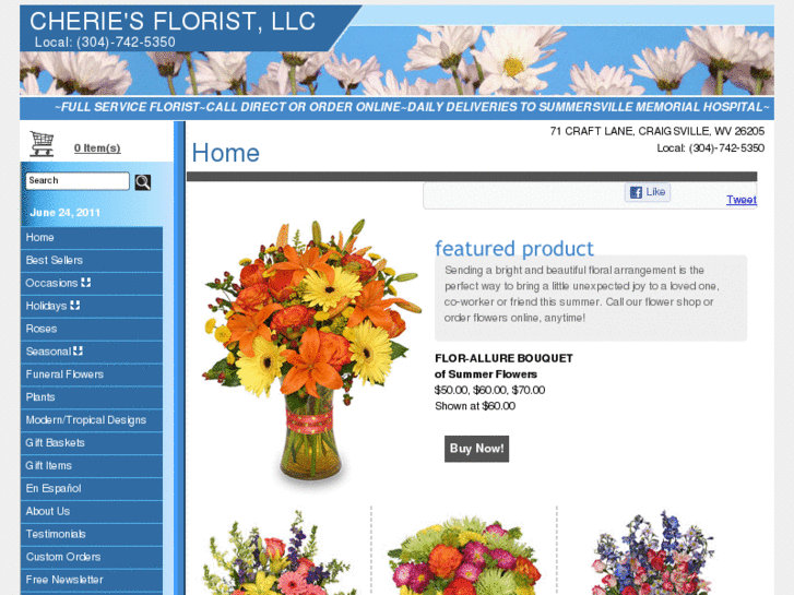 www.cheriesflorist.com