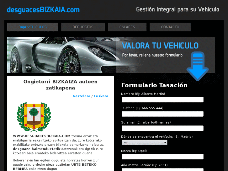 www.desguacesbizkaia.com