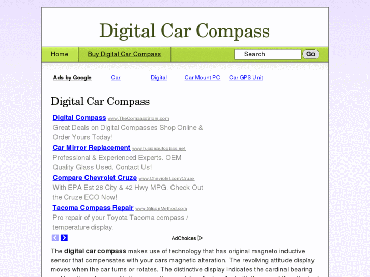 www.digitalcarcompass.net