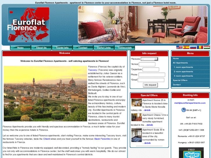 www.euroflat-florence-apartments.com