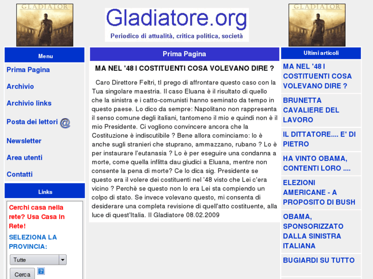 www.gladiatore.org