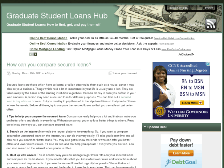 www.graduatestudentloanshub.com