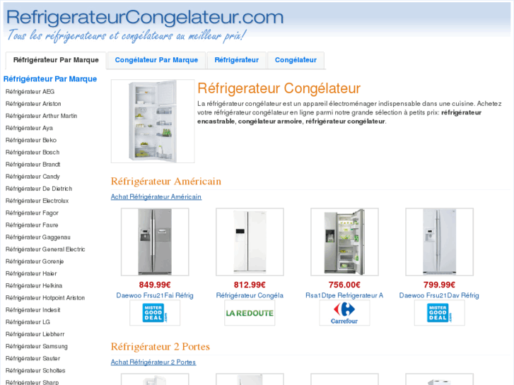 www.refrigerateurcongelateur.com