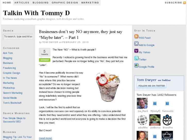 www.talkinwithtommyd.com