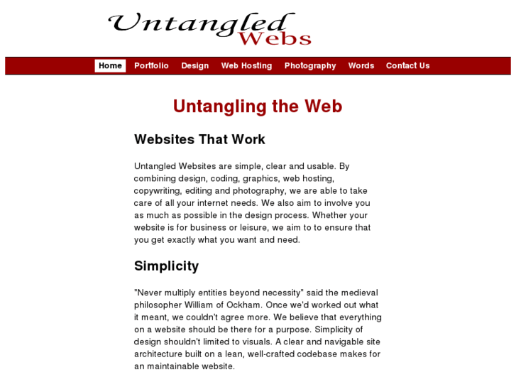 www.untangledwebs.co.uk