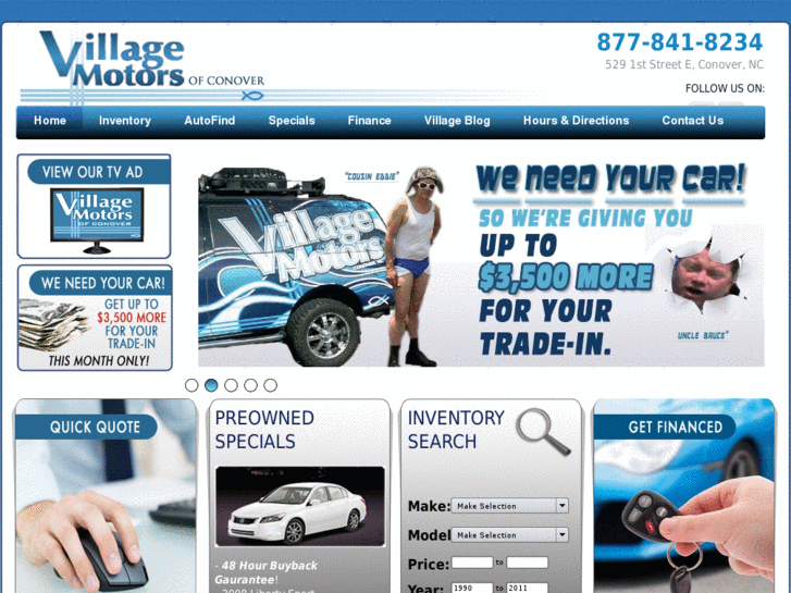 www.villagemotors.com