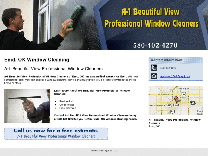 www.a1windowcleaningenid.com